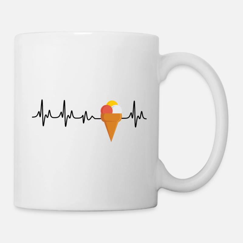 J’adore la crème glacée - Mug blanc - blanc