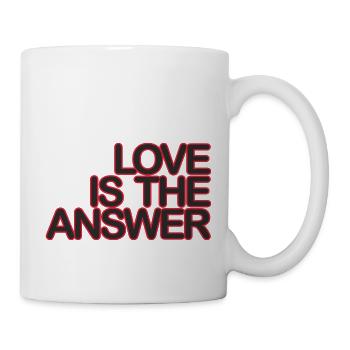 LOVE is the ANSWER 06blackKrot - Mug - white - Right