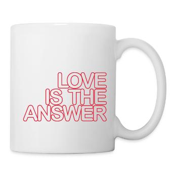 LOVE is the ANSWER 04 white Krot - Mug - white - Right