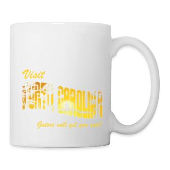Alligator Hunter Get You Wet North Carolina Gator - Mug blanc - blanc - Droite