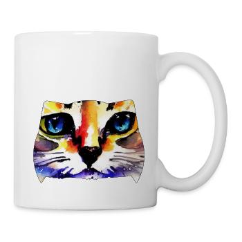 Cat face 6 - Mug - white - Right