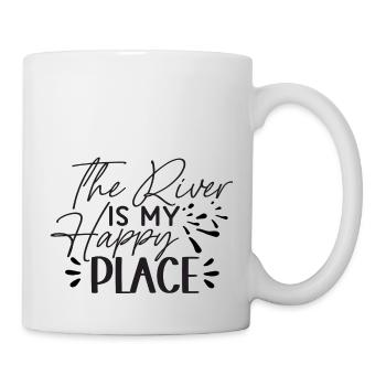 The River Is My Happy Place - Mug - white - Right