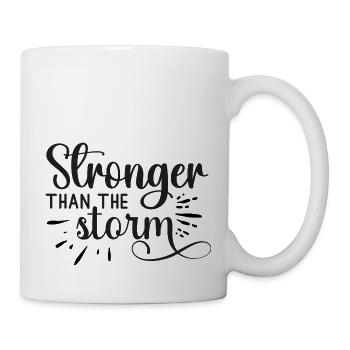 Stronger than the Storm - Mug - white - Right