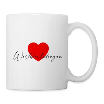 i Love Westoverledingen - Tasse - Weiß - Rechts