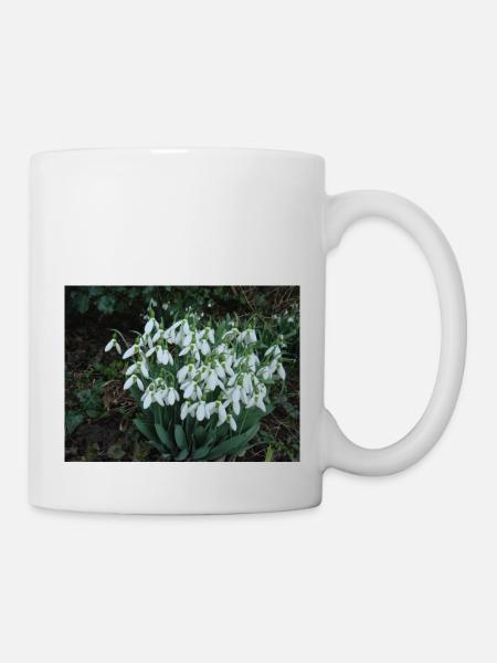 Snowdrops are the first harbingers of spring - Mug - white
