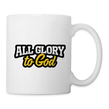 ALL GLORY to God - Tasse - Weiß - Rechts