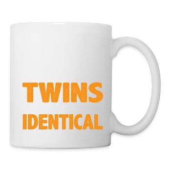 Yes, We Are Twins, No, We Are Not Identical 7 - Mug - white - Right