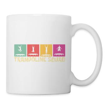 Trampoline Squad- Trampoline Geschenkidee - Tasse - Weiß - Rechts