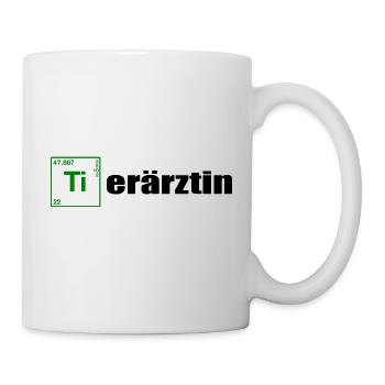Tierärztin black - Tasse - Weiß - Rechts