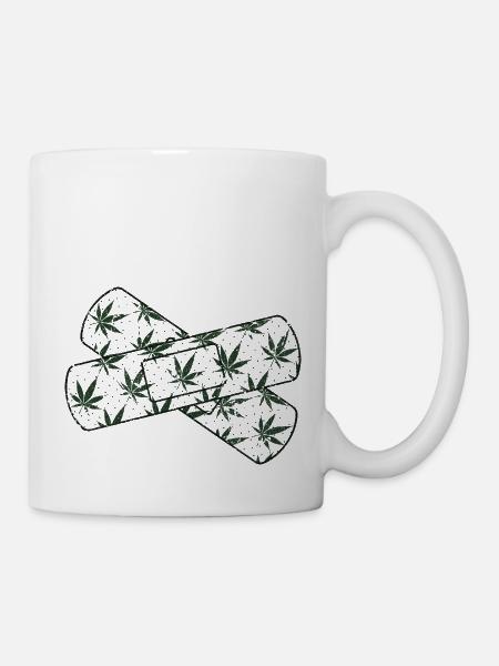 Hanf - Tasse - Weiß