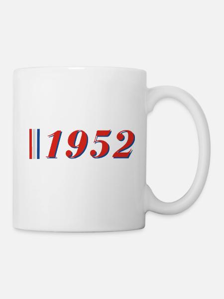 Jahr 1952 - Tasse - Weiß