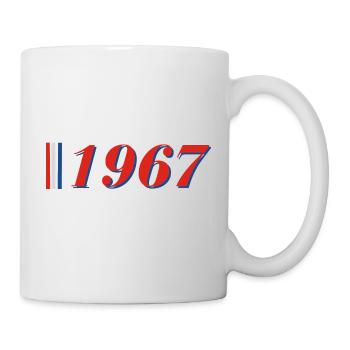 Jahr 1967 - Tasse - Weiß - Rechts