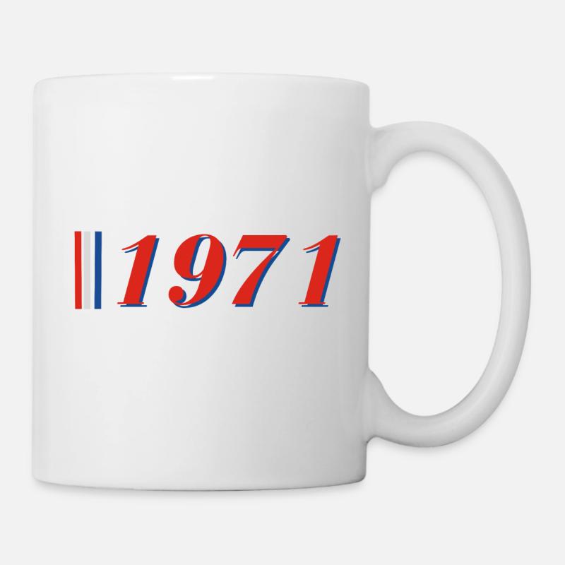 Jahr 1971 - Tasse - Weiß