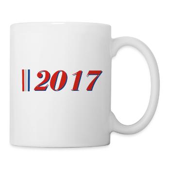Jahr 2017 - Tasse - Weiß - Rechts