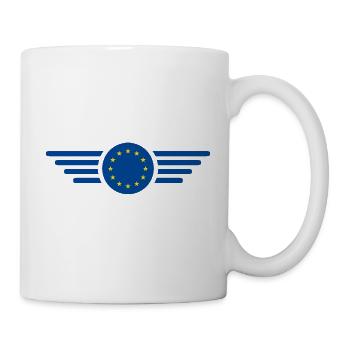 EU style: fashionable and united - Mug - white - Right