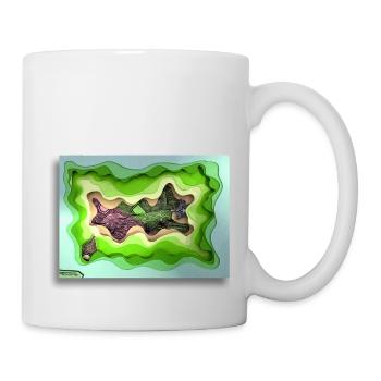 Pays des merveilles - Mug blanc - blanc - Droite