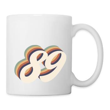 89th anniversary vintage - Mug - white - Right