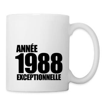 année exceptionnelle cadeau - Mug blanc - blanc - Droite