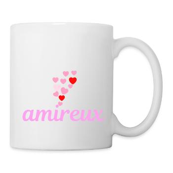 "AMIREUX"- STICKES - Mug blanc - blanc - Droite