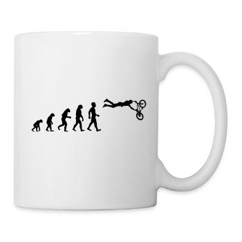 Evolution BMX Cascade - Mug blanc - blanc - Droite