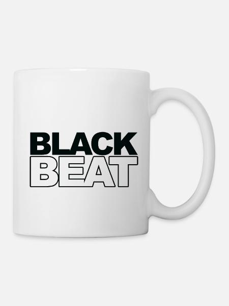 musique électronique blackbeat cadeau - Mug blanc - blanc