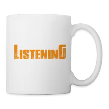 Désolé, je n’écoute pas 22 - Mug blanc - blanc - Droite