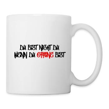 Gamer Identität Offline Ausdruck Präsenz Online - Tasse - Weiß - Rechts