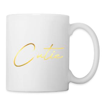 Cutie gold - Tasse - Weiß - Rechts