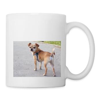 chihuahua, chien, - Mug blanc - blanc - Droite