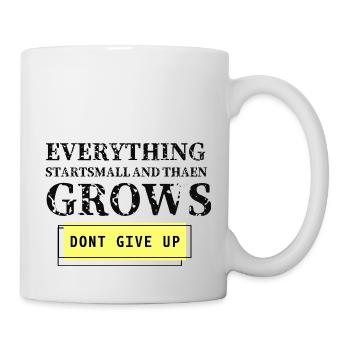Conception écrite motivationnelle en anglais - Mug blanc - blanc - Droite