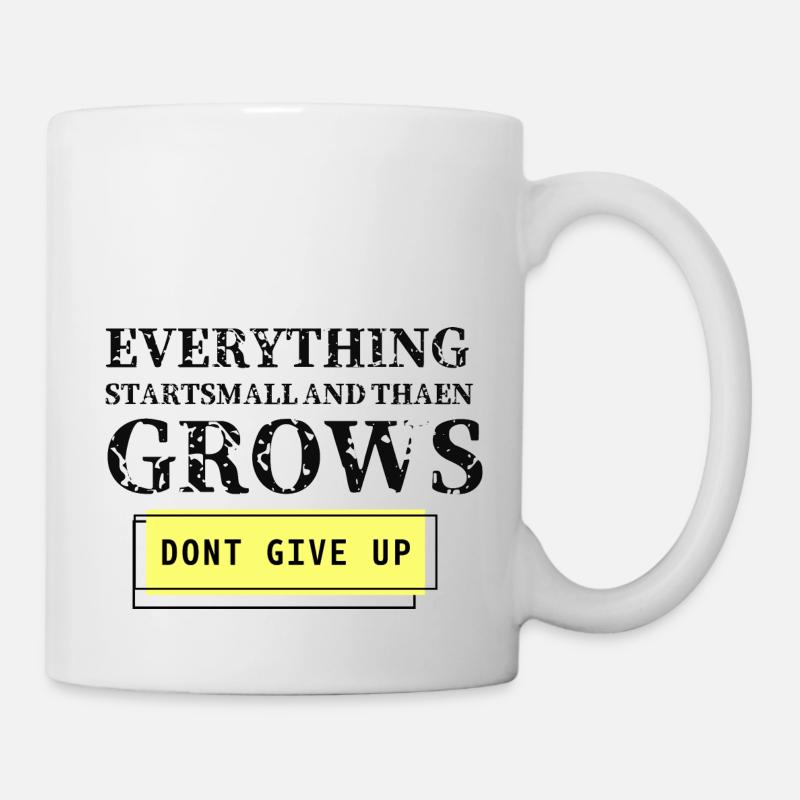 Conception écrite motivationnelle en anglais - Mug blanc - blanc