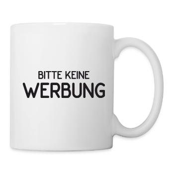 Bitte keine Werbung - Tasse - Weiß - Rechts