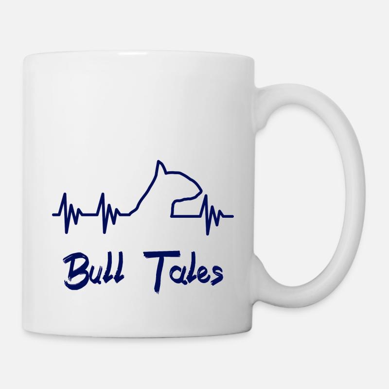 bullterrier by ahapix - Tasse - Weiß