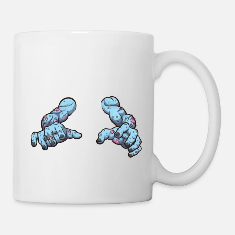 Bras de zombies - Mug blanc - blanc