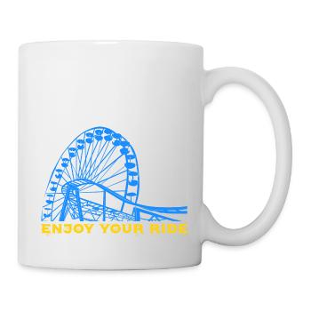 GENIESSEN SIE IHRE FAHRT - Tasse - Weiß - Rechts