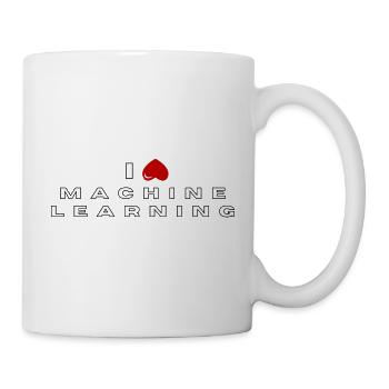 Ich hasse maschinelles Lernen - Tasse - Weiß - Rechts