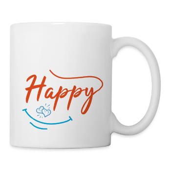 CONTENT - Mug blanc - blanc - Droite