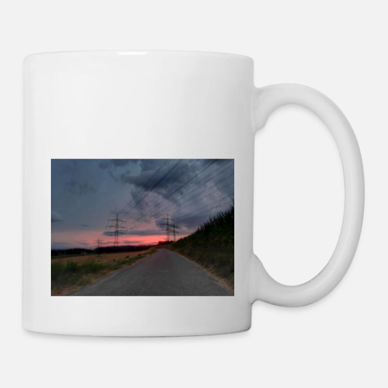 Setting sun - Mug - white