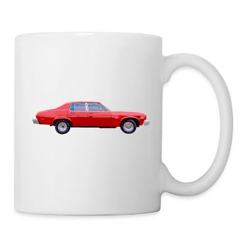 Old American car - Mug - white - Right