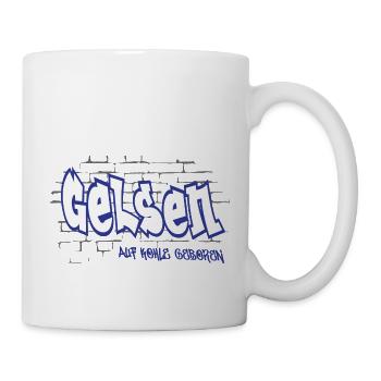 Gelsen - Auf Kohle Geboren Gelsenkirchen Ruhrpott - Tasse - Weiß - Rechts