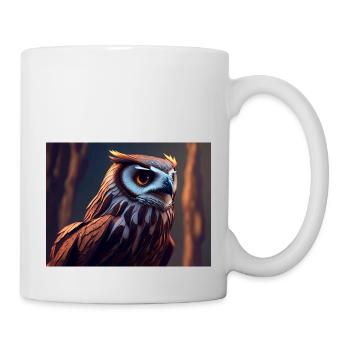 Hedwigs Freundin mystische Eule - Tasse - Weiß - Rechts