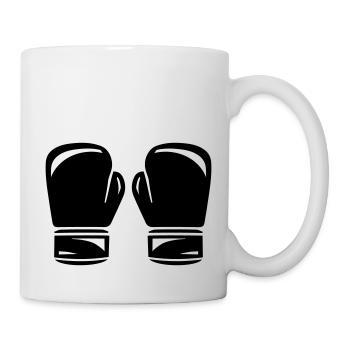 boxing - Tasse - Weiß - Rechts