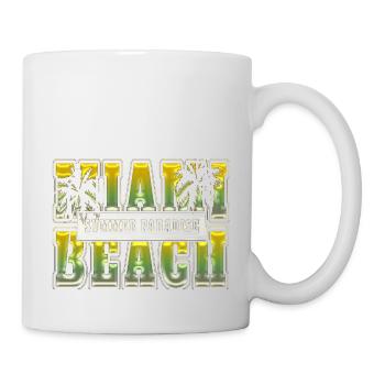 Neon Anime Retro Vintage Cool Pink NGE - Tasse - Weiß - Rechts