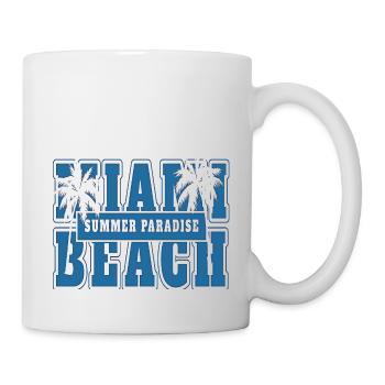 Neon Anime Retro Vintage Cool Pink NGE - Tasse - Weiß - Rechts