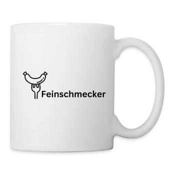 Feinschmecker - das Piece für Genießer! - Tasse - Weiß - Rechts