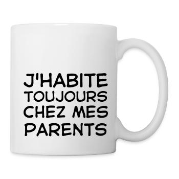 Humour bébé enfants 1 - Mug blanc - blanc - Droite