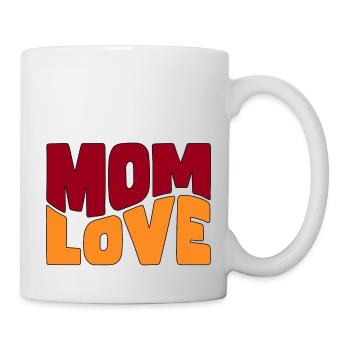 Design Mom Love - Mug blanc - blanc - Droite