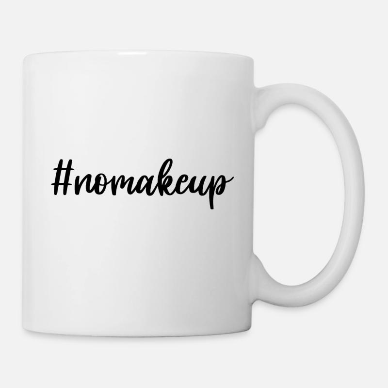 NOMAKEUP - Mug blanc - blanc
