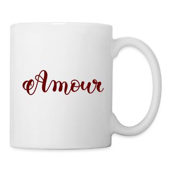 Liebe - Tasse - Weiß - Rechts