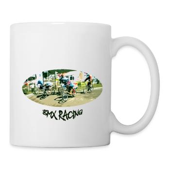 bmx - Mug blanc - blanc - Droite